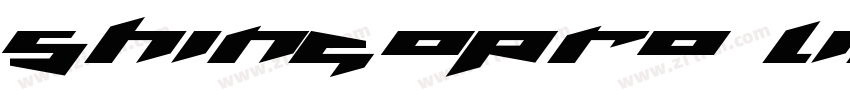 ShinGoPro Light字体转换